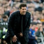 El entrenador del Atlético de Madrid Diego Pablo Simeone