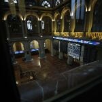 Paneles de la Bolsa de Madrid