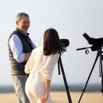 Los Reyes Felipe VI y doña Letizia, durante la visitan el Parque Nacional de Doñana, Almonte (Huelva) a 14 de febrero del 202014 FEBRERO 2020María José López / Europa Press14/02/2020