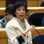La ministra Isabel Celaá aseguró que llevaría a los tribunales la decisión del Gobierno Regional «para restaurar la legalidad»