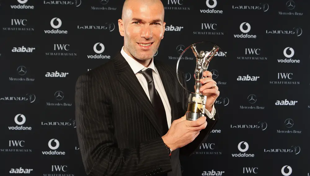 Zinedine Zidane, premio a la trayectoria en 2011