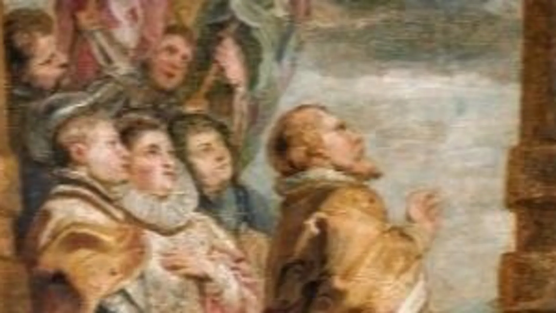 Boceto de los tapices "El Triunfo de la Eucaristía", encargado por Isabel Clara Eugenia en 1625 para una serie de tapices destinados al Monasterio de las Descalzas Reales en Madrid.