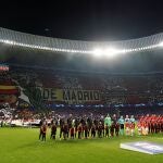 El Wanda Metropolitano se vistió de gala para recibir al Liverpool