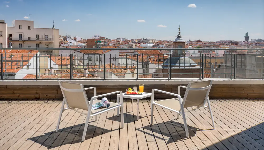El Hotel Barceló Torre de Madrid ofrece unas impresionantes vistas de la ciudad