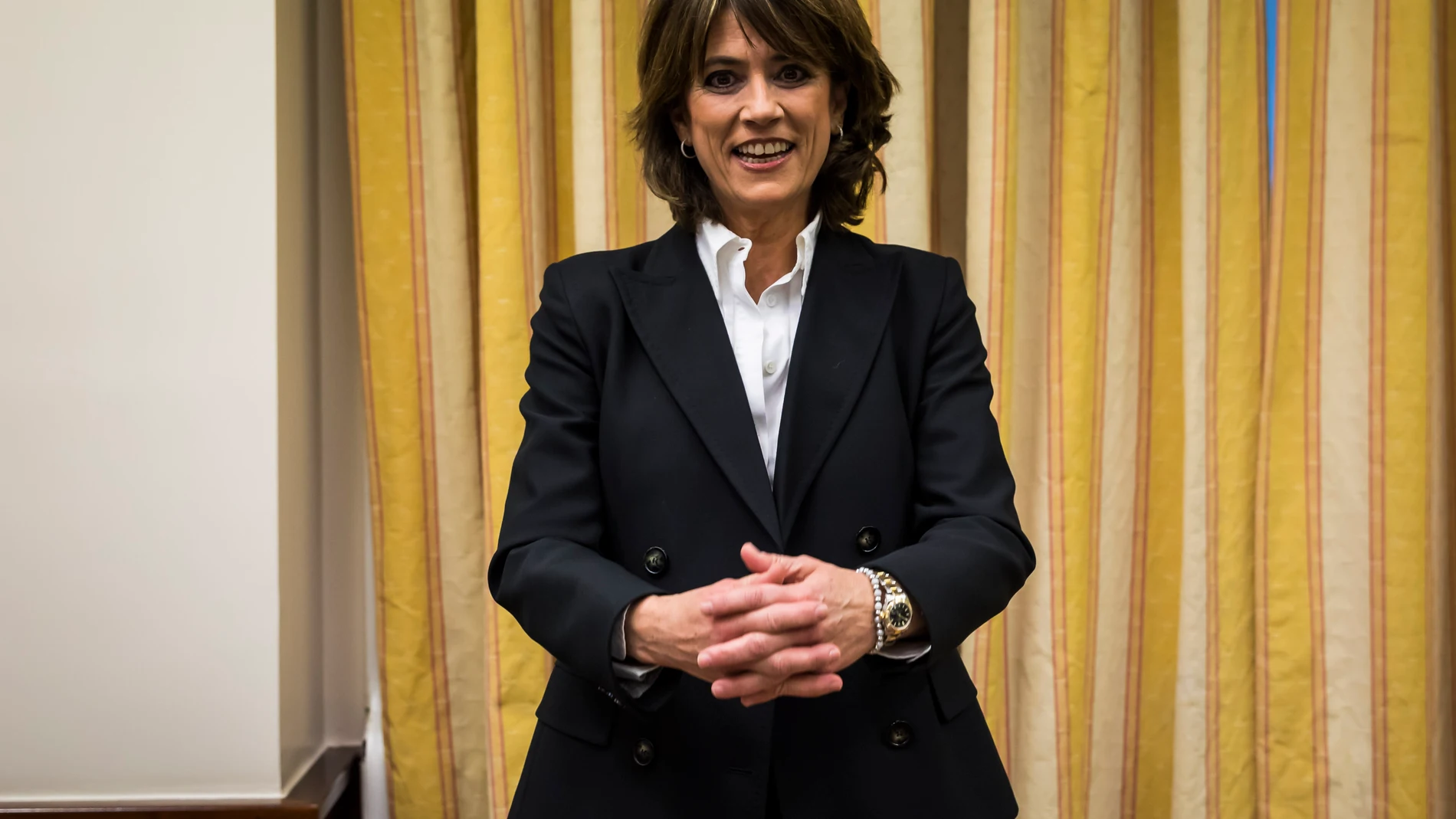 La fiscal general del Estado, Dolores Delgado, atribuyó a la Fiscalía del Supremo la investigación sobre las comisiones del AVE de la Meca