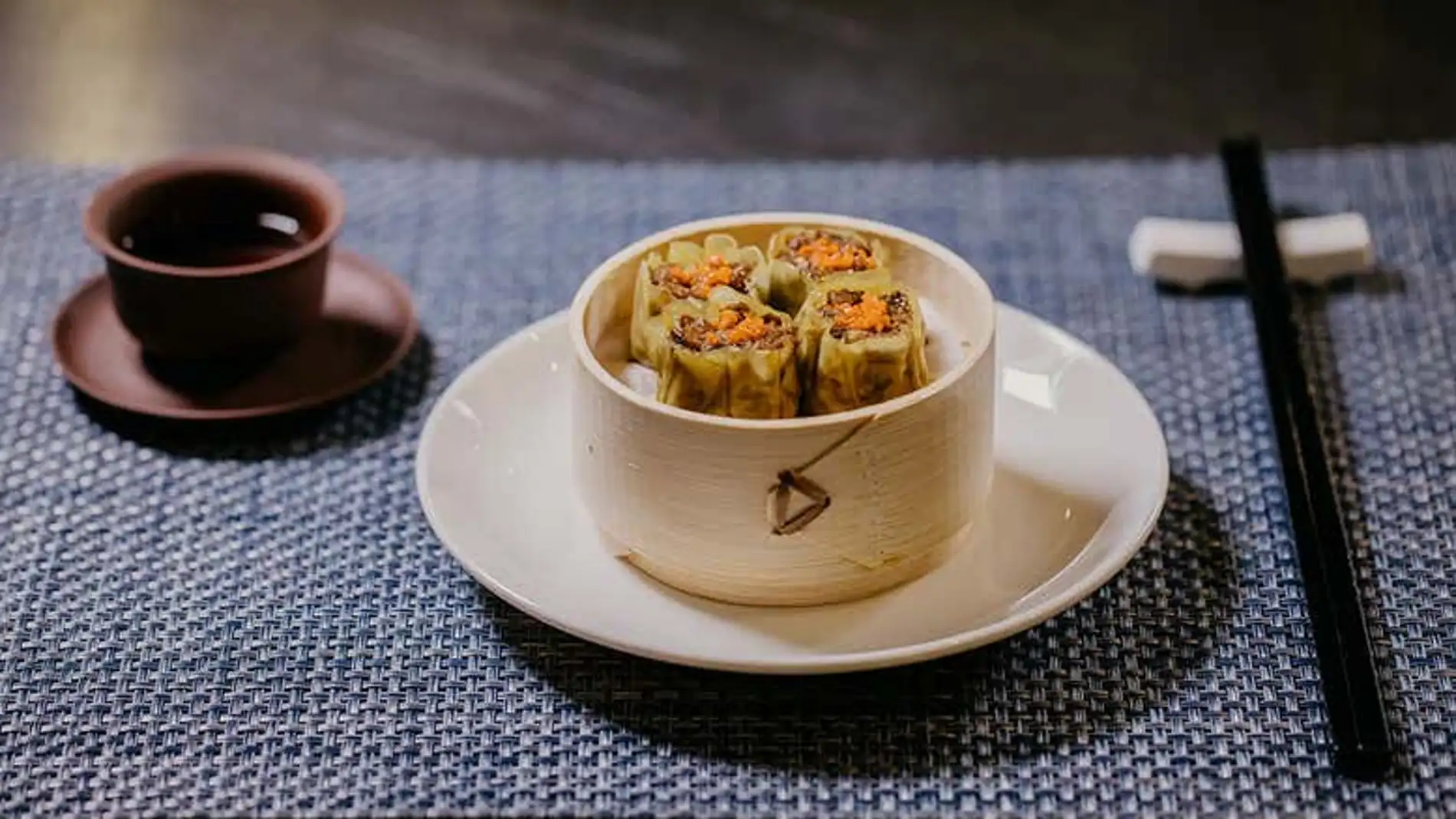 Un plato creado con productos de Shiok Meats