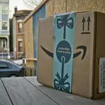 Paquete de la empresa Amazon
