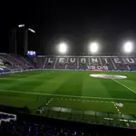 El estadio Ciutat de Valencia, ya vacío después del partido