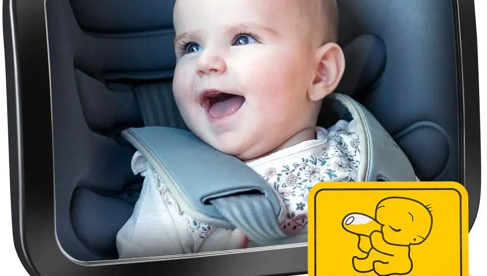 Espejo retrovisor para bebé