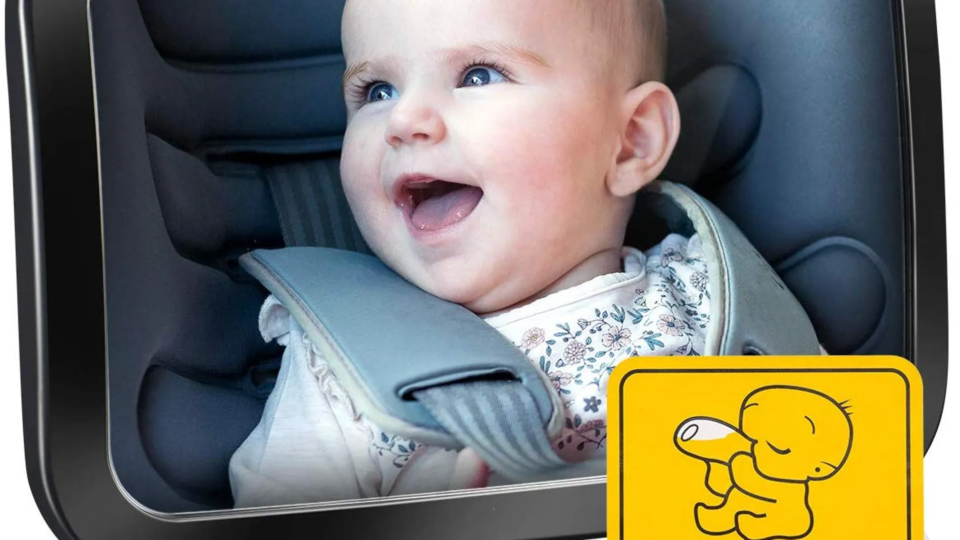 Llevas a tu bebé en el coche? Con este retrovisor podrás vigilarle sin  distraerte