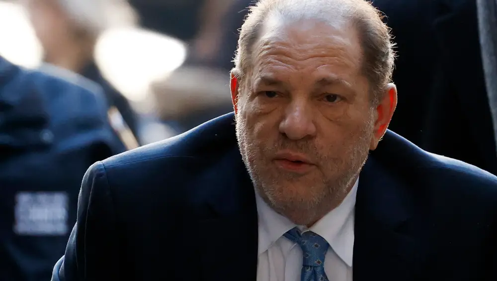 Harvey Weinstein llega esta mañana a la Corte Suprema de Nueva York.
