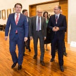 Fernández Mañueco y Luis Fuentes acompañan a Juan Pérez Sánchez