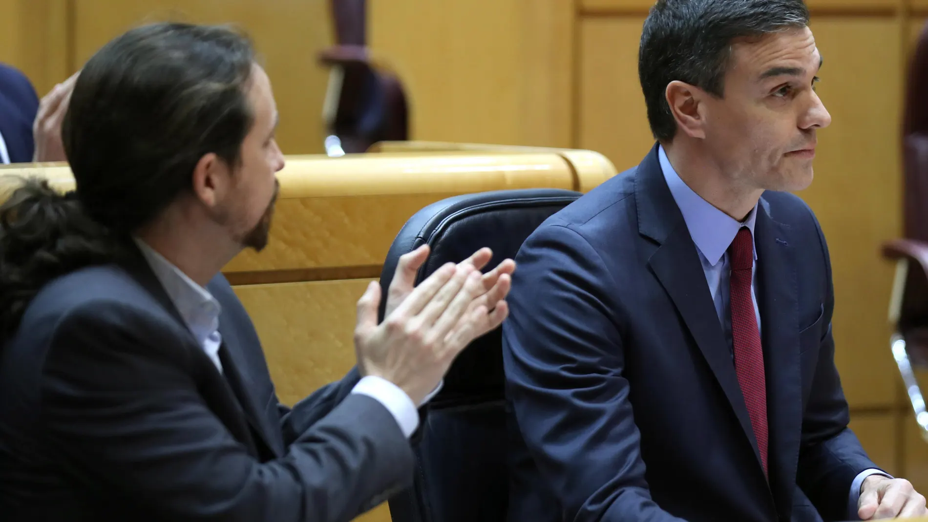 Sánchez responde a la oposición en su primera sesión de control del Senado