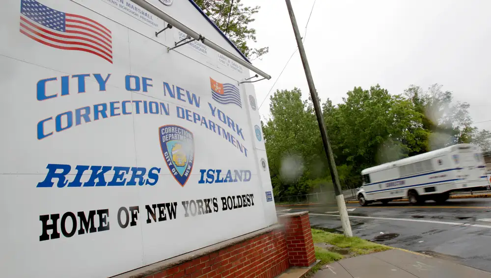 The entrance to Rikers Island is seen in New York, Tuesday, May 17, 2011. Dominique Strauss-Kahn, the chief of the International Monetary Fund, spent Monday night at infamous Rikers Island, after he was charged with trying to rape a maid at a New York hotel where he was staying. (AP Photo/Seth Wenig)