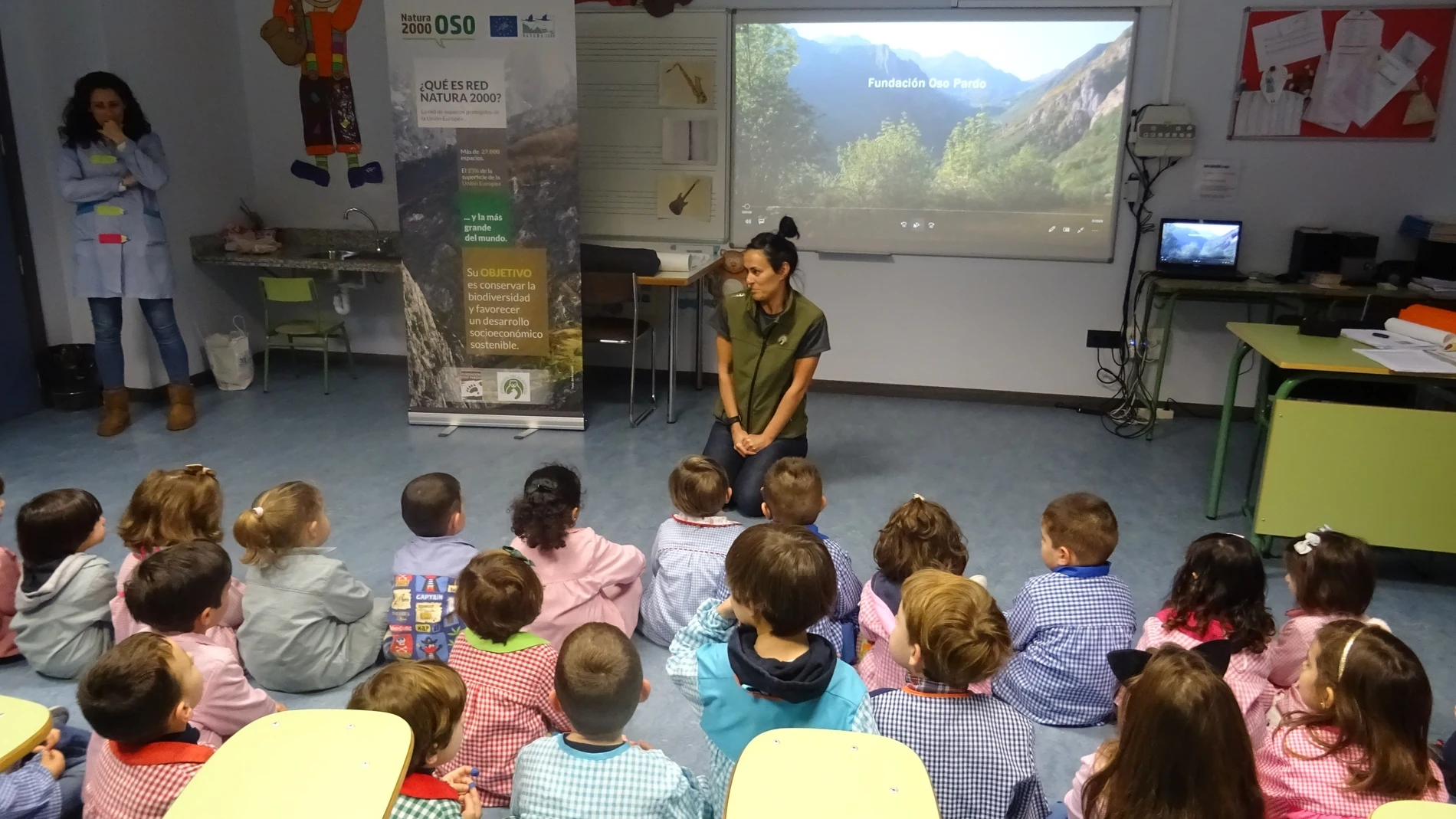 Rural.- La Red Natura 2000 y el oso en las escuelas de Caso, Ponga, Aller y Onís