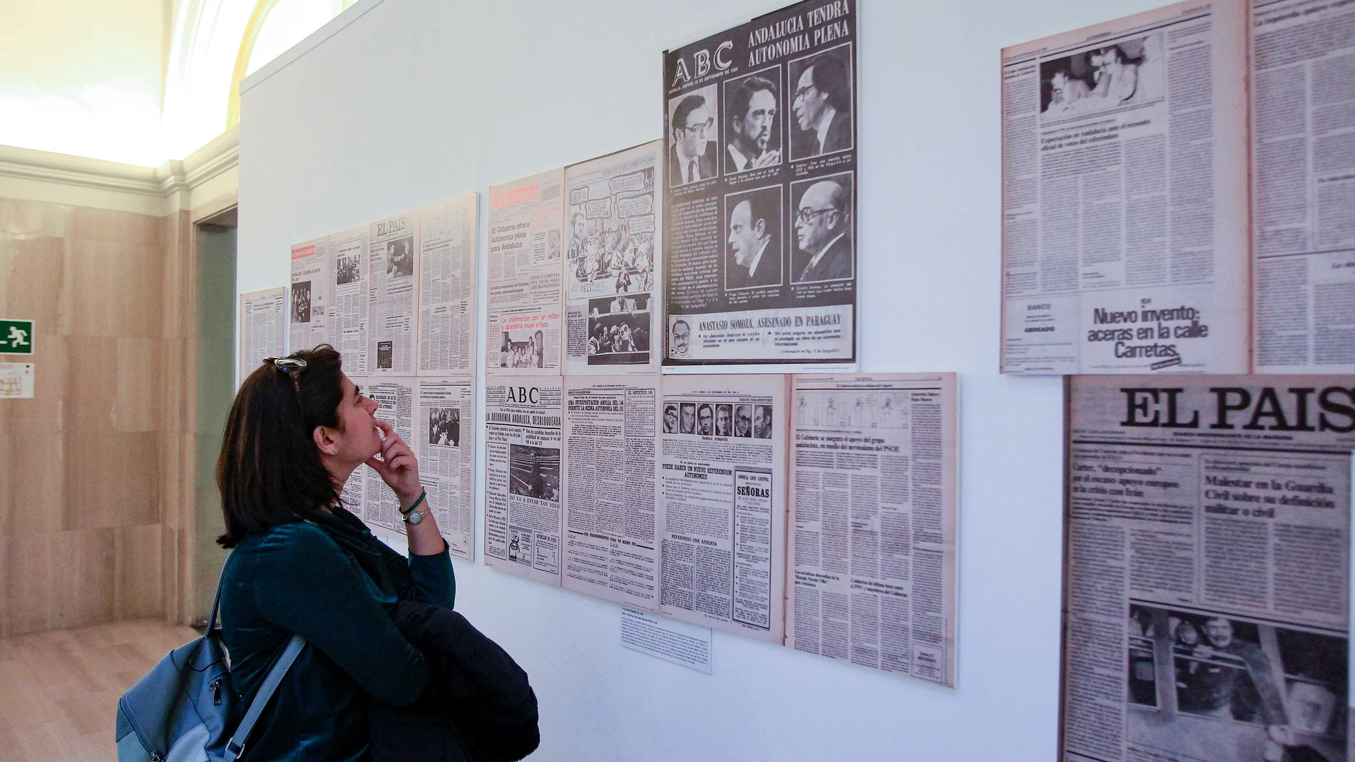 Exposición de la Asociación de la Prensa de Sevilla "El referéndum del 28 de febrero de 1980. Así lo contamos" en la Casa de la Provincia