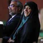 La vicepresidenta de Irán para Asuntos de Mujer y Familia, Masumé Ebtekar (AP Photo/Michel Euler, File)