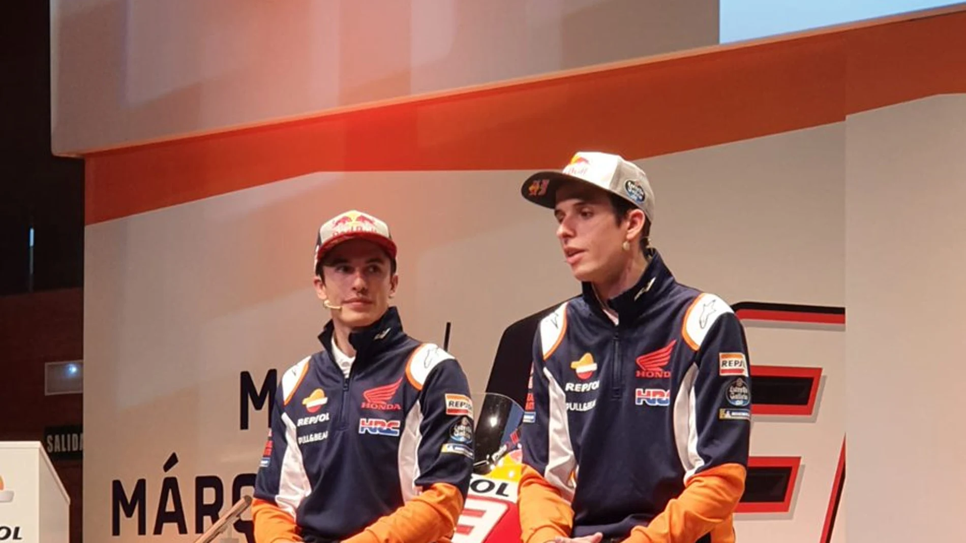Marc y Álex Márquez, en el campus Repsol