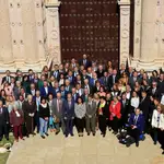  Ex diputados andaluces celebran los 40 años del 28F en la Cámara autonómica