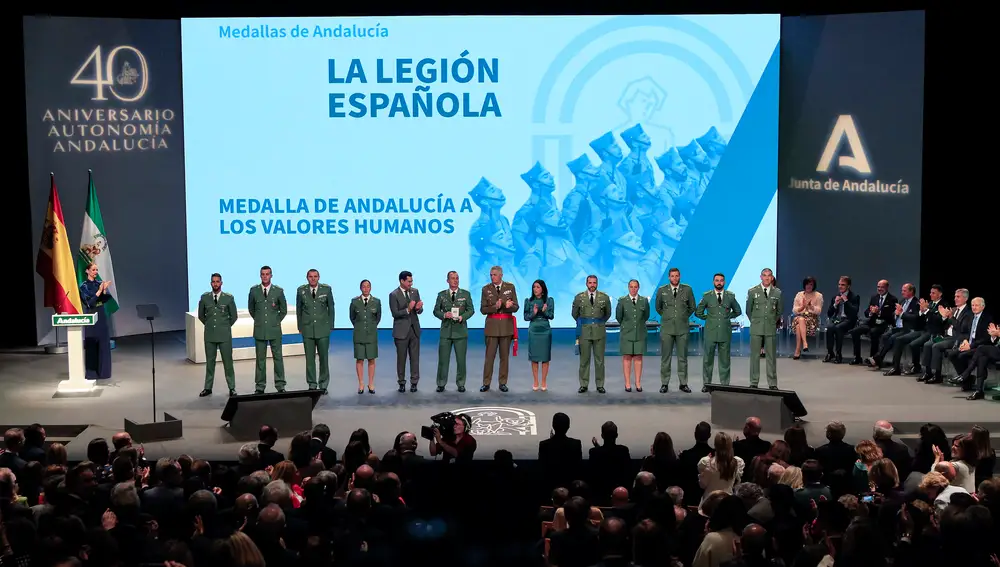 La Legión fue muy aplaudida