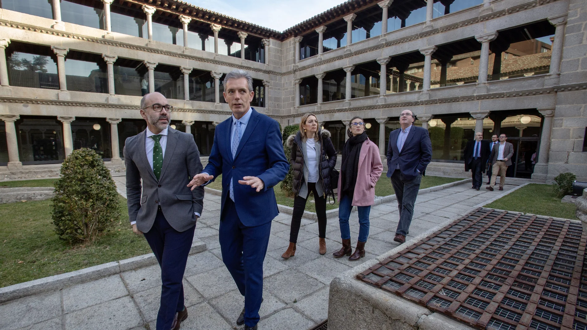 El consejero de Cultura y Turismo, Javier Ortega tras presidir el Consejo de Dirección Abierto en Ávila