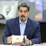 Nicolás Maduro, en una reunión del Gobierno en Caracas