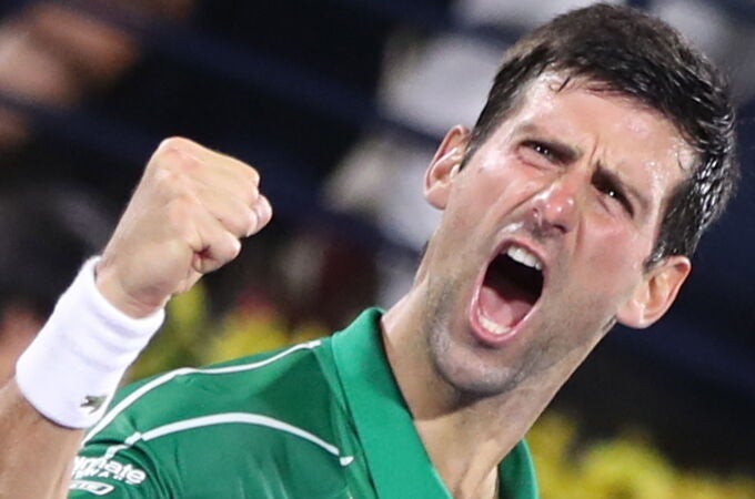 Djokovic está invicto en este 2020, que ahora se ha visto alterado por el coronavirus