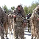 Soldados afganos en una imagen de archivo