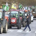 Nueva tractorada, esta vez en las calles céntricas de Ponferrada