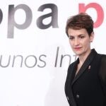 La presidenta del Gobierno de Navarra, María Chivite, durante el desayuno Informativo de Europa Press organizado en el Salón Gran Presidencial del Hotel Villa Magna, en Madrid (España) a 3 de marzo de 2020.03 MARZO 2020;EUROPA PRESS;MARÍA CHIVITE;DESAYUNO INFORMATIVOEduardo Parra / Europa Press03/03/2020