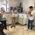Concierto en directo en el Hospital Universitario de Jaén