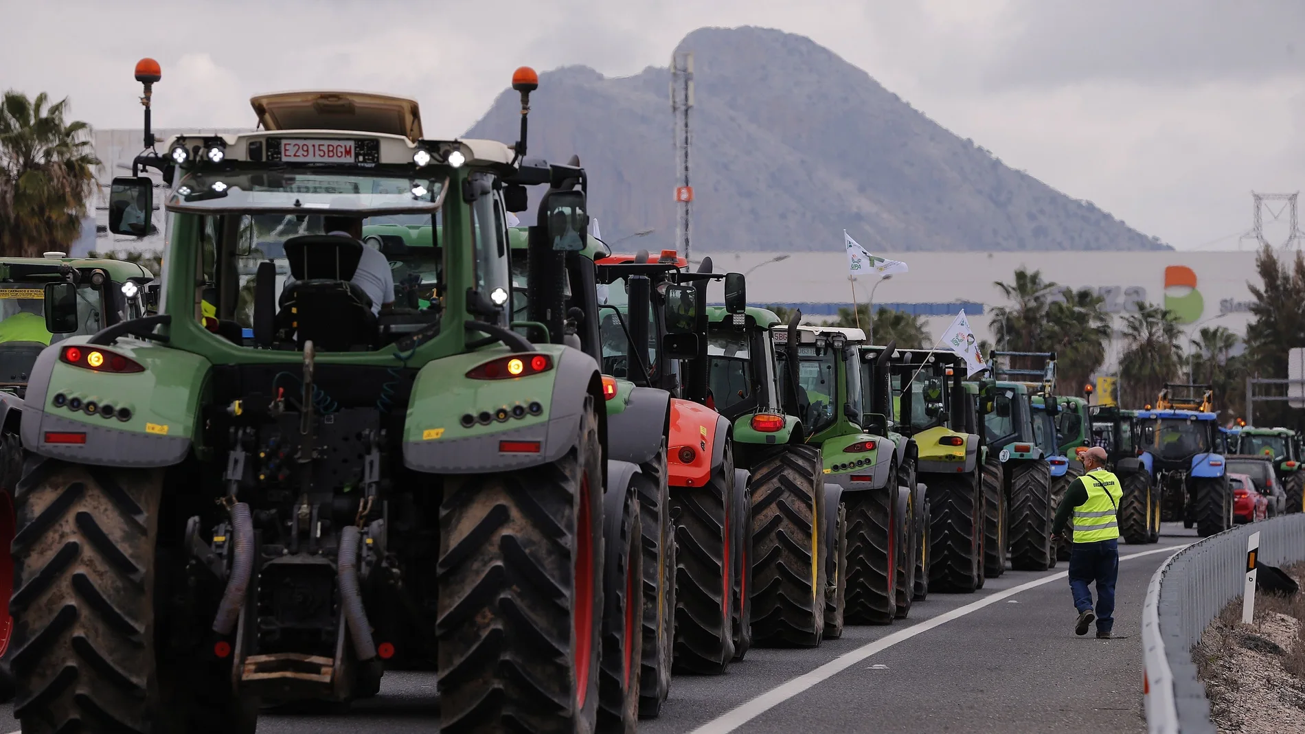 Protesta de agricultores