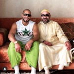 El boxeador y el Rey de Marruecos posan juntos