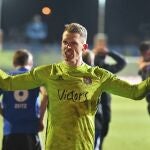 Daniel Batz paró cinco penaltis en la Copa de Alemania