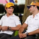 Carlos Sainz y Lando Norris, pilotos de McLaren