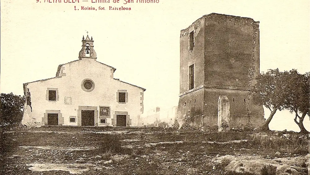 La iglesia de San Antonio, de donde se sacó el retrato que supuestamente calmó la peste.