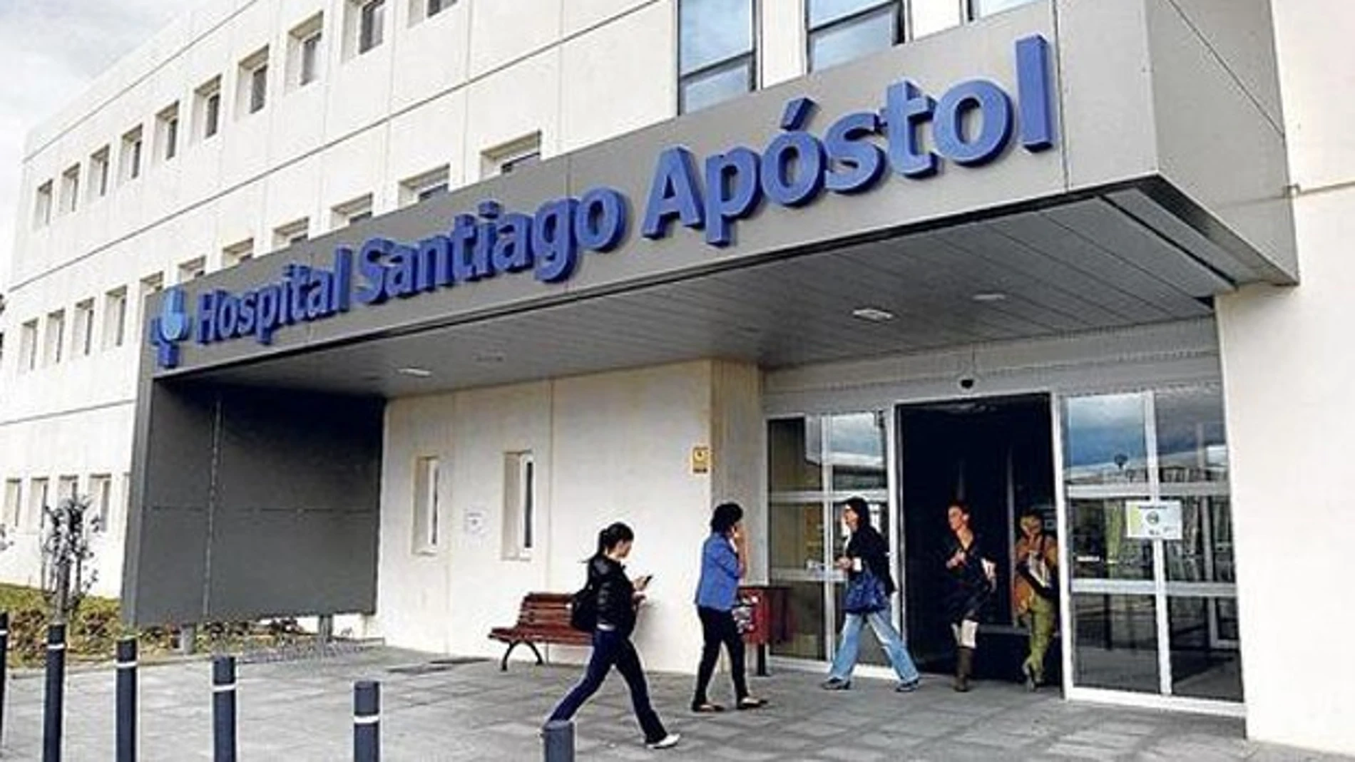 Fachada del Hospital Santiago Apóstol de Miranda de Ebro, en Burgos