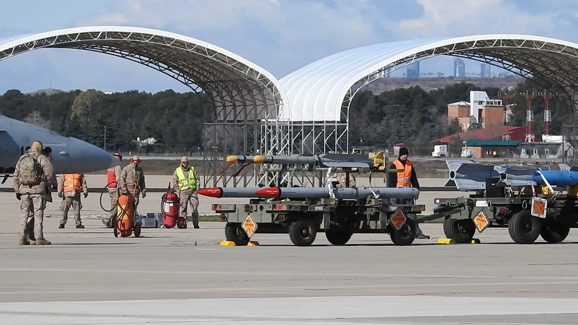 Hangar del Ala 12 de la Base de Torrejón