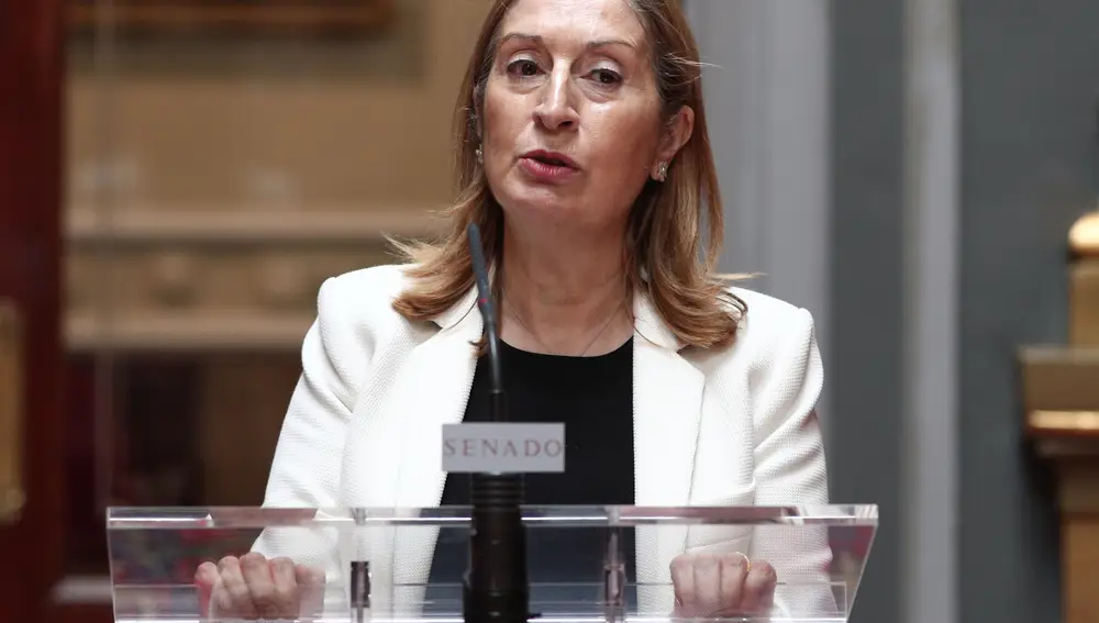 La vicepresidenta primera del Congreso de los Diputados, Ana Pastor en rueda de prensa para presentar el Primer Plan de Igualdad de las Cortes Generales después de la reunión de las Mesas del Senado y del Congreso de los Diputados en sesión conjunta en el Salón de Pasos Perdidos del Congreso de los Diputados de Madrid (España), a 6 de marzo de 2020.06 MARZO 2020Eduardo Parra / Europa Press06/03/2020