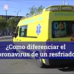 ¿Como diferenciar el coronavirus de un resfriado?