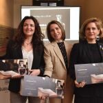 De izquierda a derecha, Nélida Leal, Alma Abril y Mercedes Barona