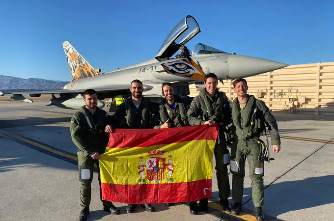 Eurofighter españoles en el ejercicio de guerra aérea más exigente del mundo