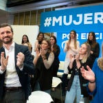 Acto feminista hoy del Partido Popular.El manifiesto del partido apuesta por un «feminismo inclusivo»