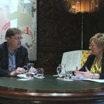 El presidente de la Generalitat valenciana, Ximo Puig, y la consellera de Sanidad, Ana Barceló