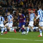 Messi, en el Barcelona-Real Sociedad