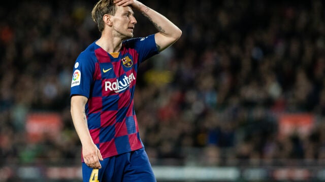Ivan Rakitic con el Barcelona.