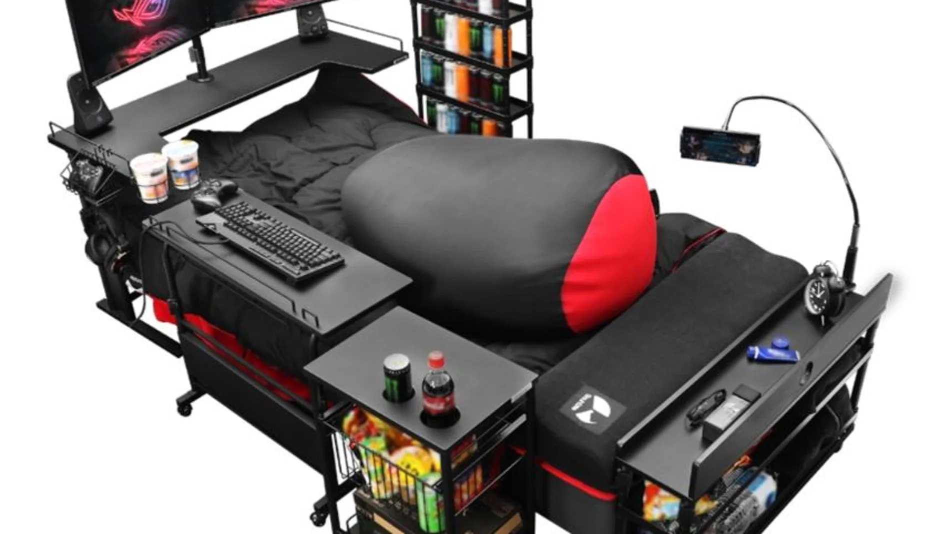 Gamers: 1.000 euros por una cama para jugar a la consola