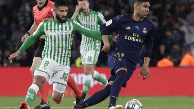 Nabil Fekir con el Betis.