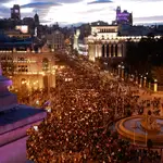  8-M: Las imágenes de la manifestación por el Día de la Mujer en Madrid