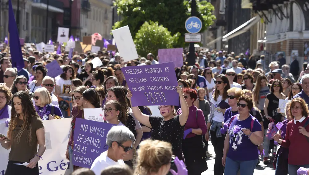 8M manifestación en Sevilla